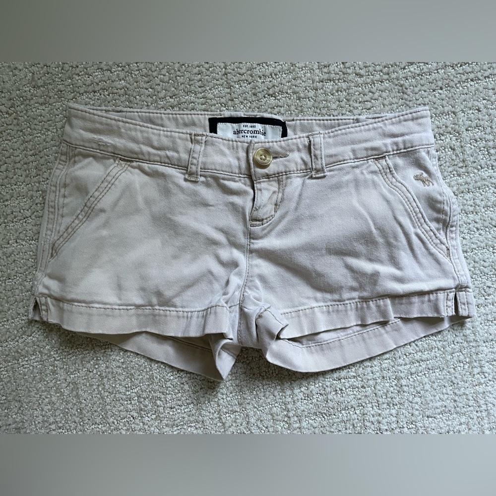 Abercrombie Kids Stretch Khaki Shorts